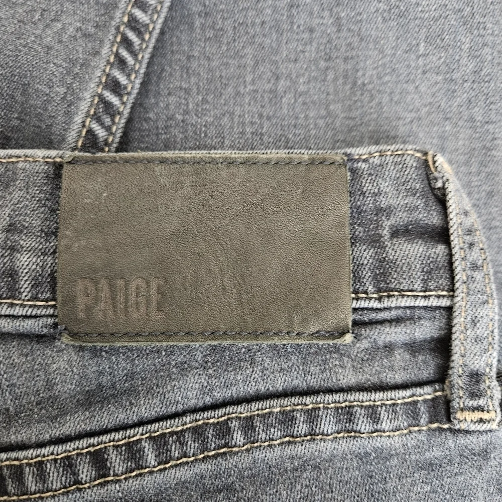 Paige Federal Slim Straight Jeans Mid Rise Wilkins Dark Wash Denim 29 - Picture 3 of 10